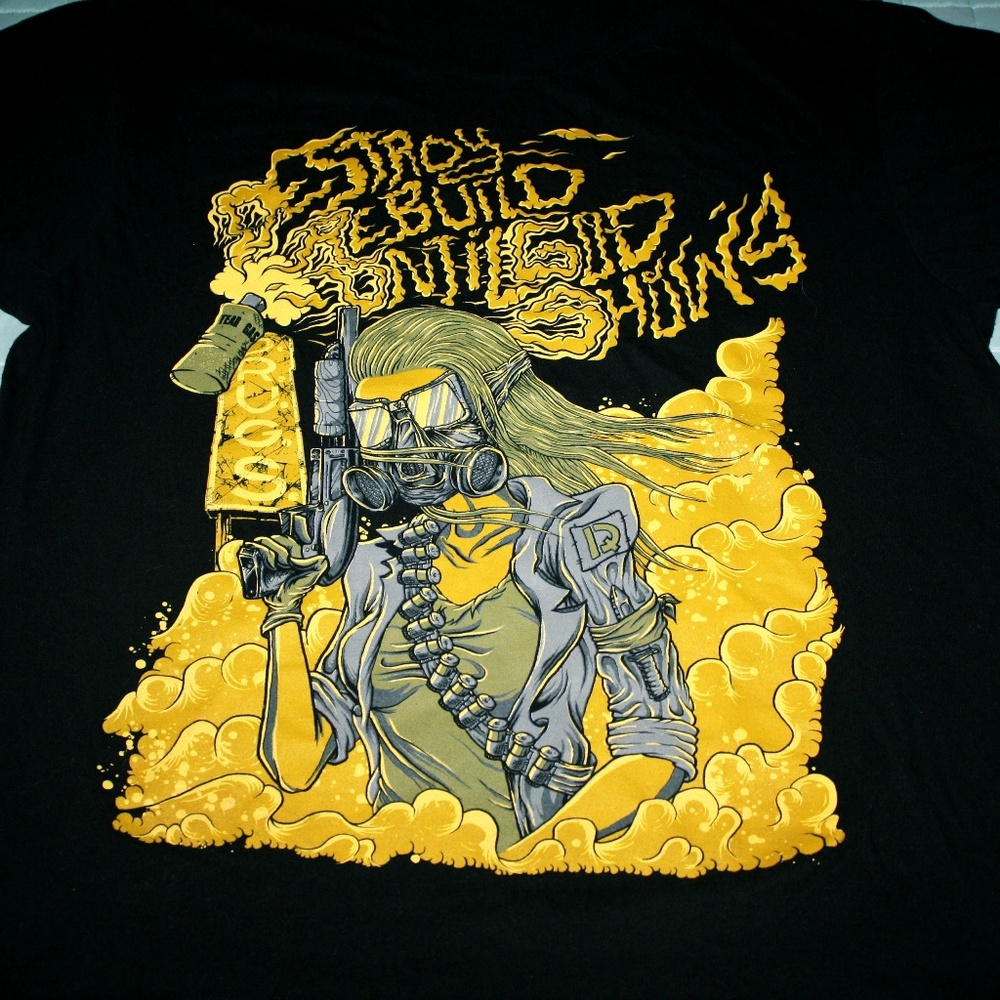 DESTROY REBUILD UNTIL GOD SHOWS L TOUR SHIRT